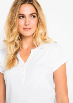 Baumwoll-Shirt, Kurzarm