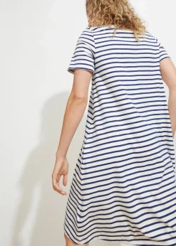 Baumwoll-Shirtkleid aus Flammgarn