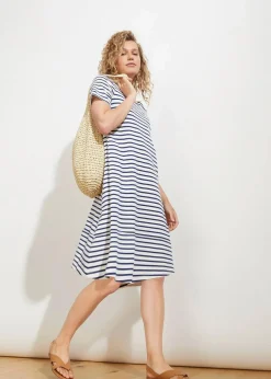 Baumwoll-Shirtkleid aus Flammgarn