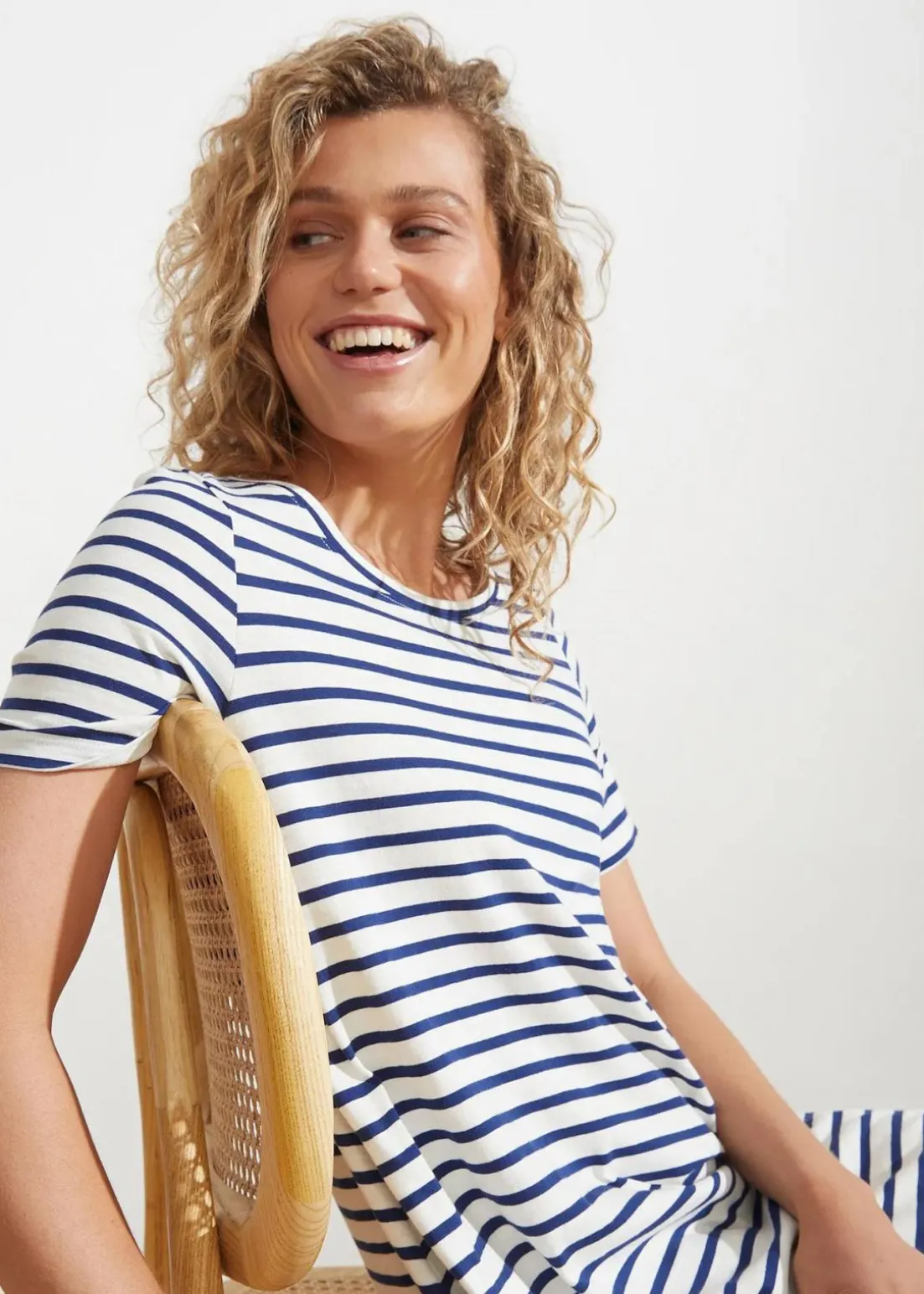 Baumwoll-Shirtkleid aus Flammgarn