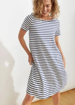 Baumwoll-Shirtkleid aus Flammgarn