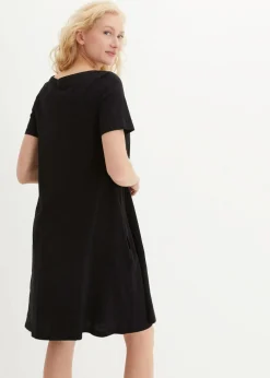 Baumwoll-Shirtkleid aus Flammgarn