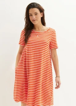 Baumwoll-Shirtkleid aus Flammgarn