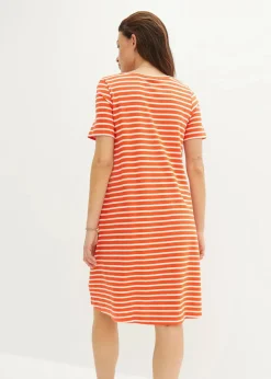 Baumwoll-Shirtkleid aus Flammgarn