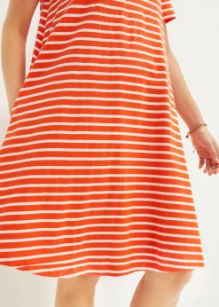 Baumwoll-Shirtkleid aus Flammgarn