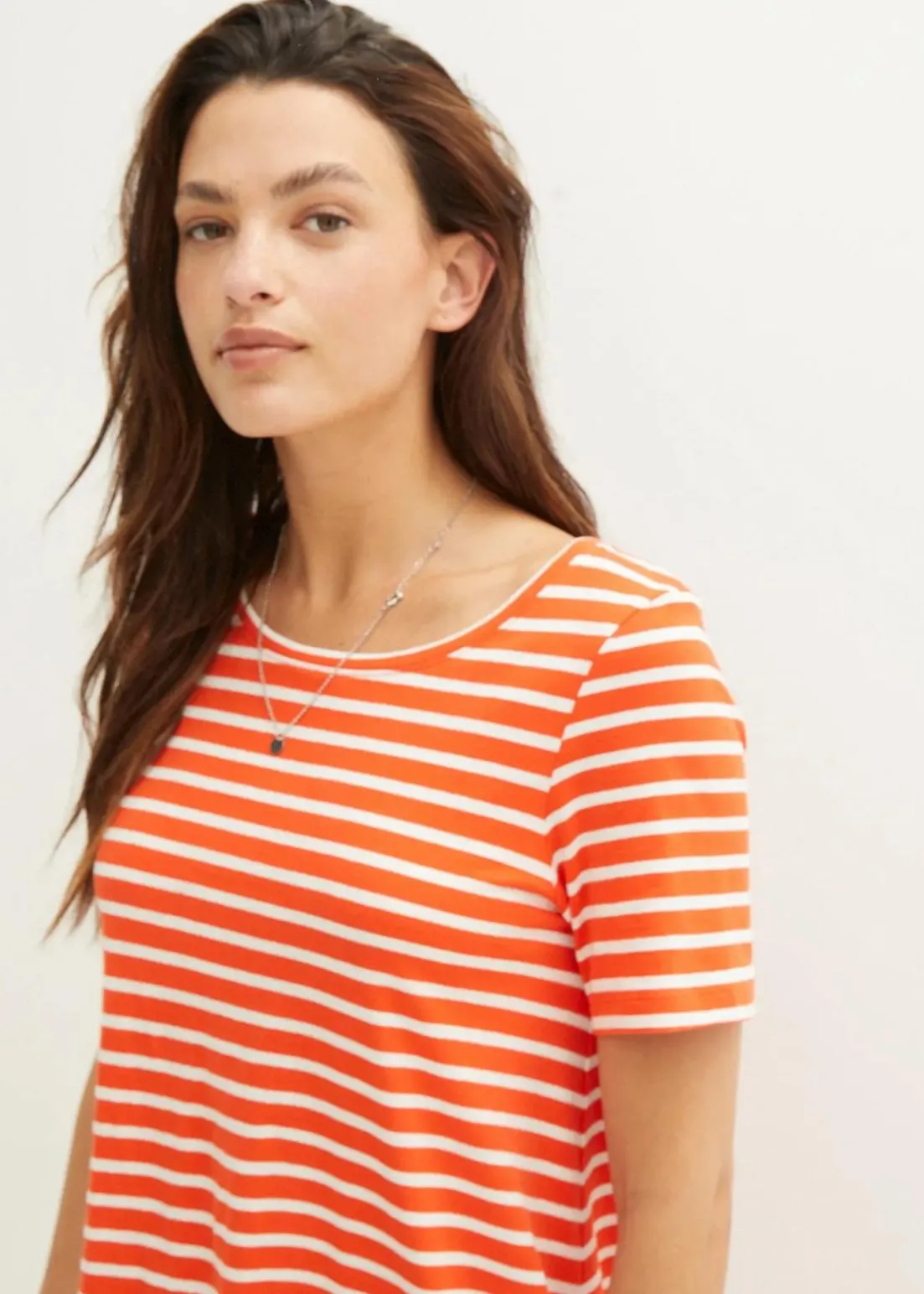 Baumwoll-Shirtkleid aus Flammgarn