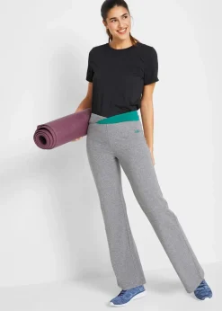 Baumwoll-Sporthose, Bootcut (2er Pack)