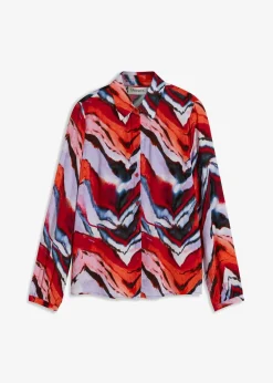 bedruckte Bluse