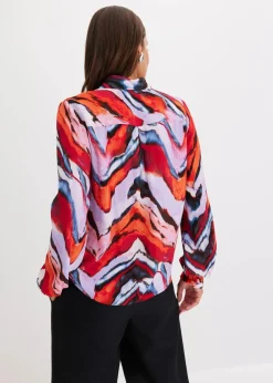bedruckte Bluse