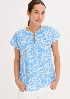 bedruckte Tunikabluse