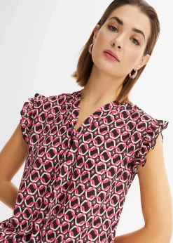 bedrucktes Blusentop