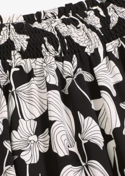 bedrucktes Carmen-Kleid