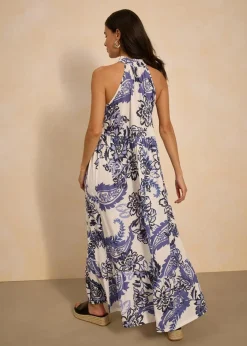 bedrucktes Jerseykleid