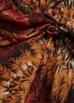 Bedrucktes Jersey-Maxikleid