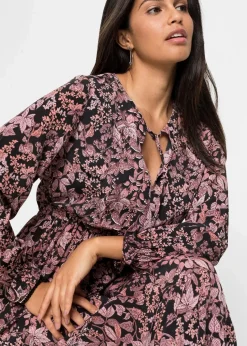 Bedrucktes Maxikleid