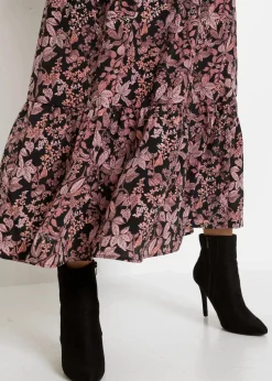 Bedrucktes Maxikleid