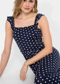 Bedrucktes Maxikleid