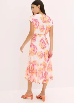 bedrucktes Midikleid