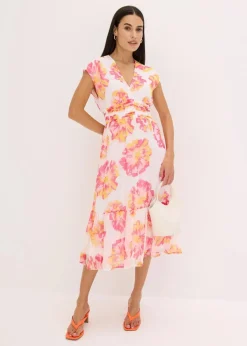 bedrucktes Midikleid