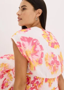 bedrucktes Midikleid