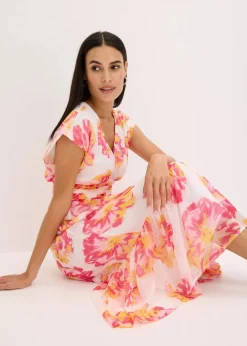 bedrucktes Midikleid