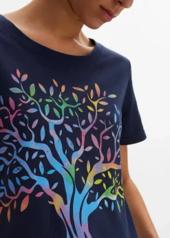 Bedrucktes T-Shirt aus Bio-Baumwolle