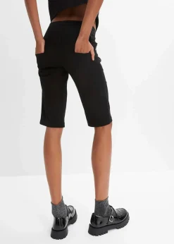 Bermuda aus elastischem Baumwoll-Mix