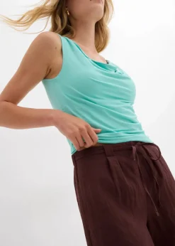 Bermuda aus fließendem Viskose-Mix