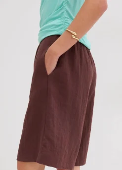 Bermuda aus fließendem Viskose-Mix