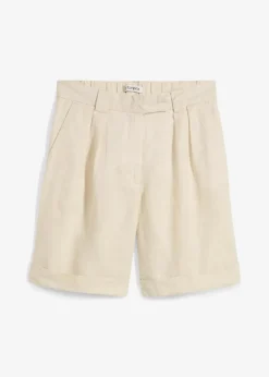 Bermudashorts aus reinem Leinen