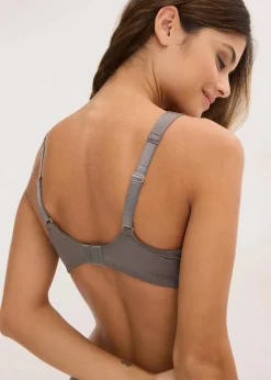 Bügel-BH mit gepolsterten Trägern und Glanzeffekt