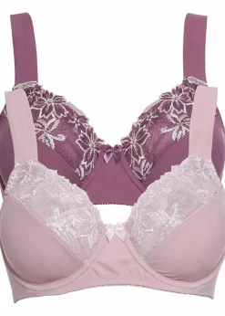 Bügel-BH mit gepolsterten Trägern (2er Pack)