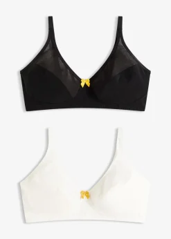 BH ohne Bügel mit Baumwolle (2er Pack)