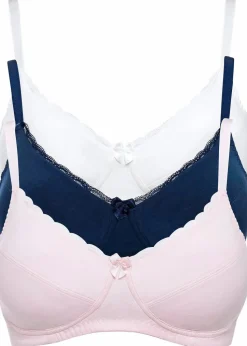 BH ohne Bügel mit Baumwolle (3er Pack)