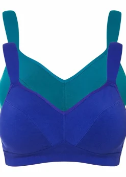 BH ohne Bügel mit Bio-Baumwolle (2er Pack)