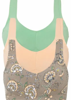 BH ohne Bügel mit Bio-Baumwolle (3er Pack)