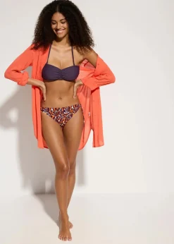 Bikinihose mit Bindedetail