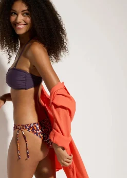 Bikinihose mit Bindedetail
