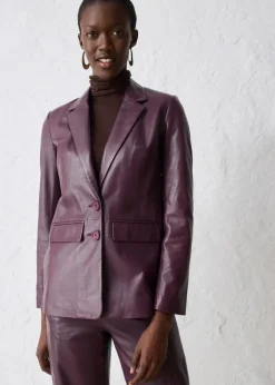 Blazer aus Lammnappa