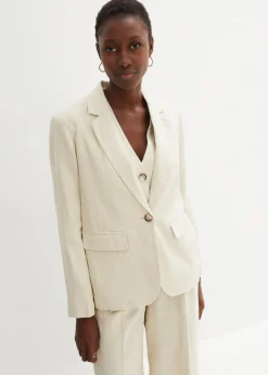 Blazer aus reinem Leinen