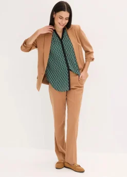 Blazer mit drapierten Ärmeln