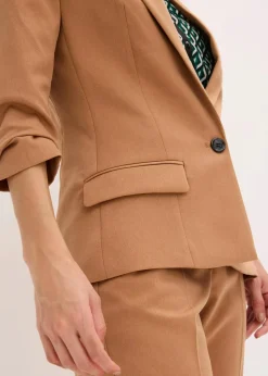 Blazer mit drapierten Ärmeln