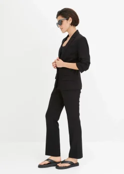 Blazer mit drapierten Ärmeln