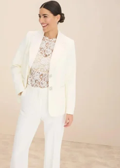 Blazer mit Schmuckknöpfen