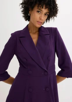 Blazerkleid mit ausgestelltem Rockteil