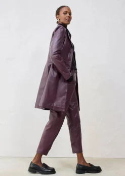 Blazermantel aus Lammnappa