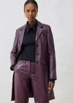 Blazermantel aus Lammnappa