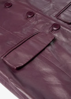 Blazermantel aus Lammnappa