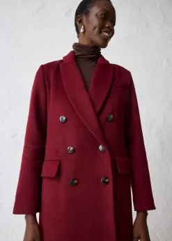 Blazermantel aus weichem Woll-Mix