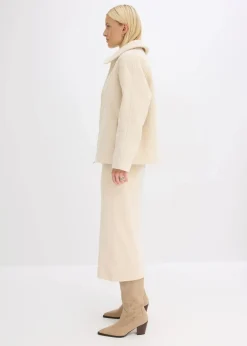 Blouson aus softem Bouclé